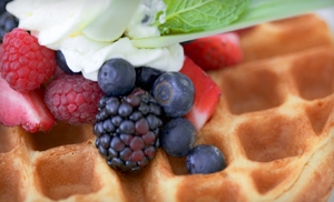 $10 for Waffle Meal for Two at Waffles Cafe